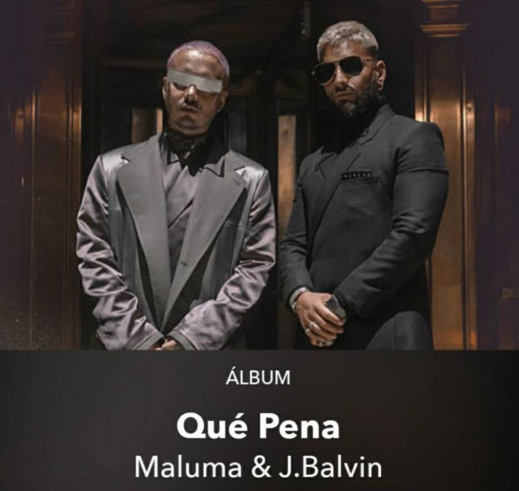 Fashion Qué pena- J balvin feat Maluma