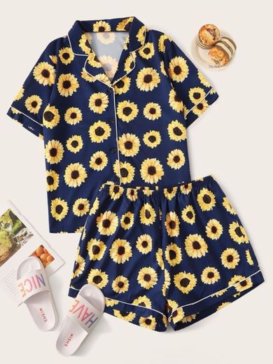 Sunflower pajamas 