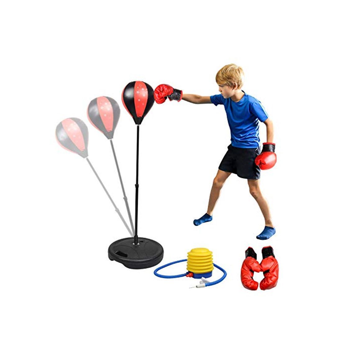 Products Abree Set de Boxeo para Niños Saco de Boxeo Independiente con Guantes