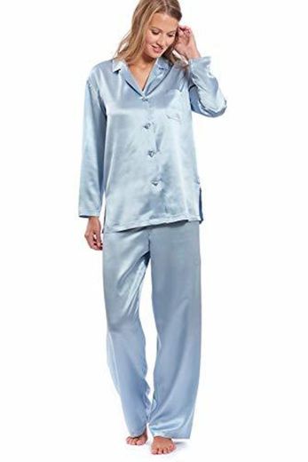 Jadee Elegante Pijama para Mujer 100% Seda