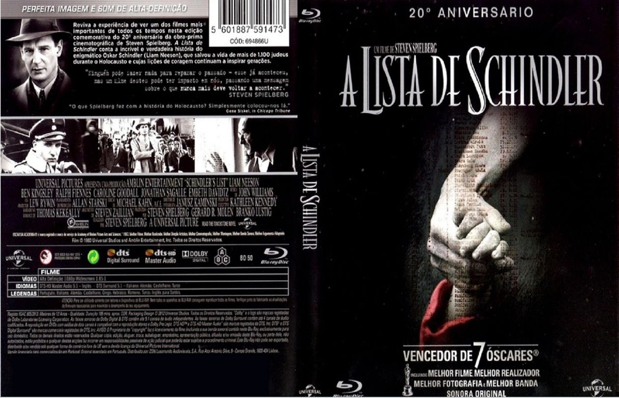 Película Filme: A lista de Schindler