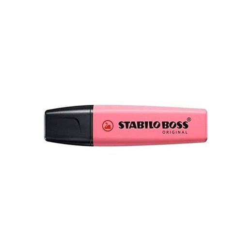 Rotulador stabilo boss fluorescente 70 pastel rosa cerezo en flor