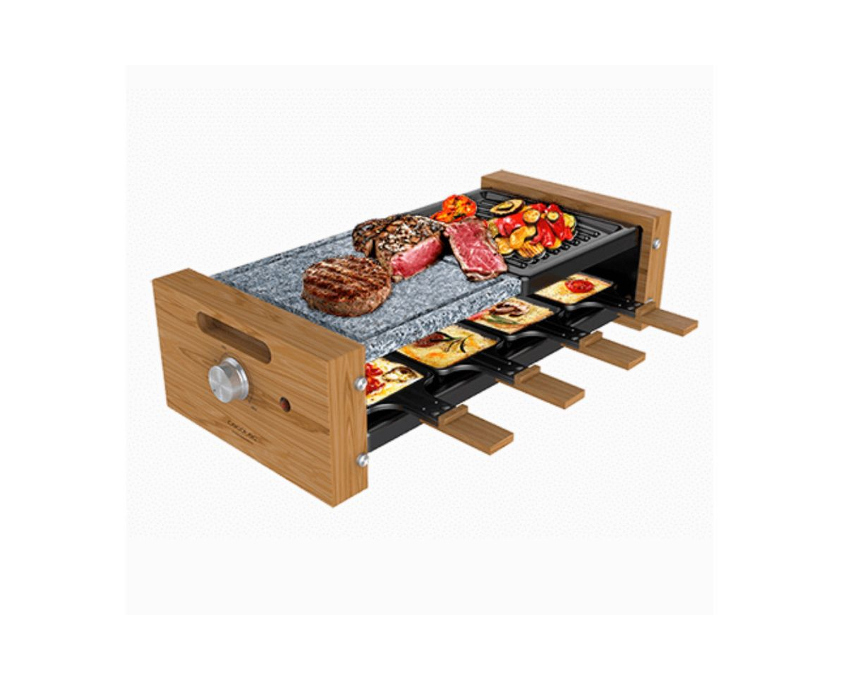 Product CHEESE&GRILL 8400 WOOD MIXGRILL RACLETTE PARA QUESO