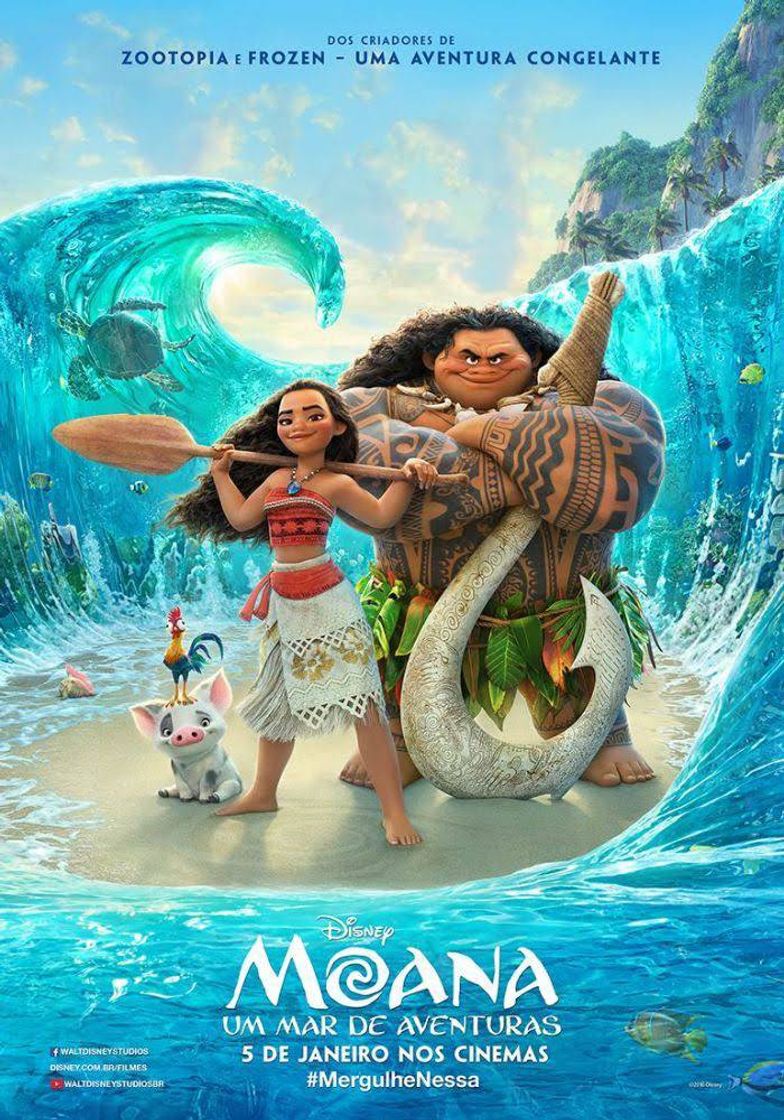 Película Filme- Moana, Um Mar De Aventuras