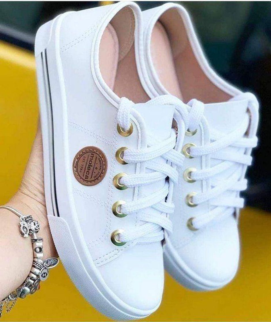 Moda Tênis Moleca Branco