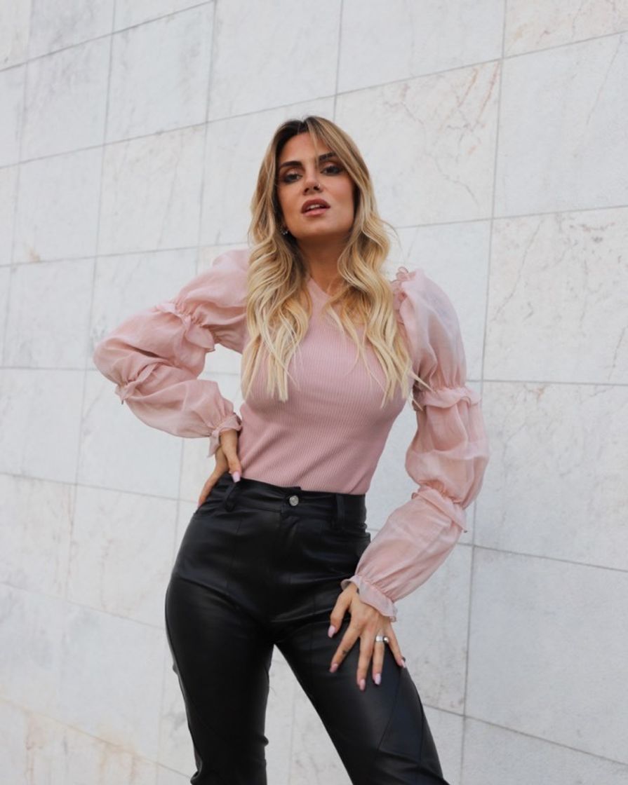 Social Camisola rosa 
