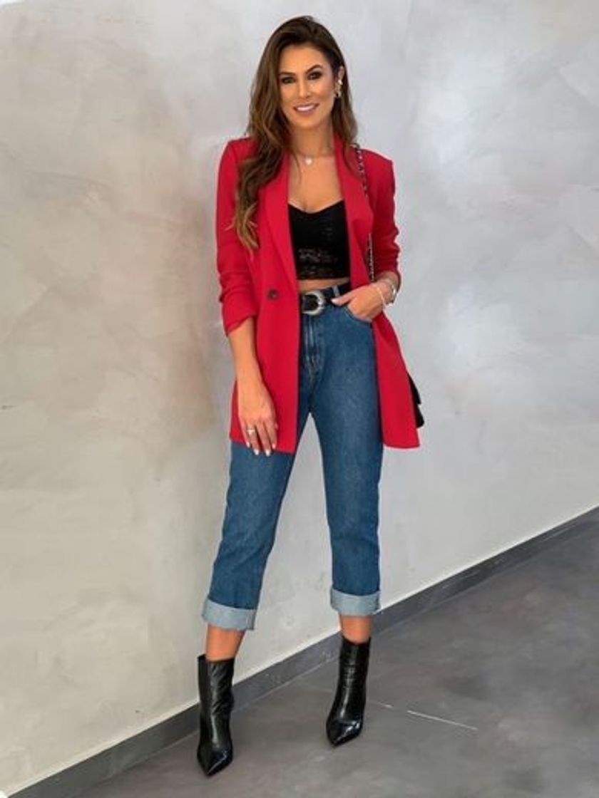Social oodji Ultra Mujer Chaqueta con Mangas 3/4 sin Cierre, Negro, ES 40
