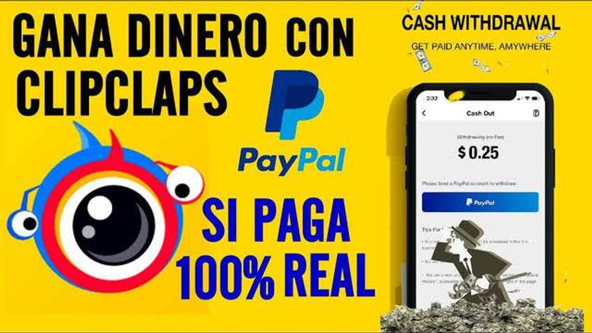 App Clipclaps‼️podrás ganar dinero con solo ver y subir videos