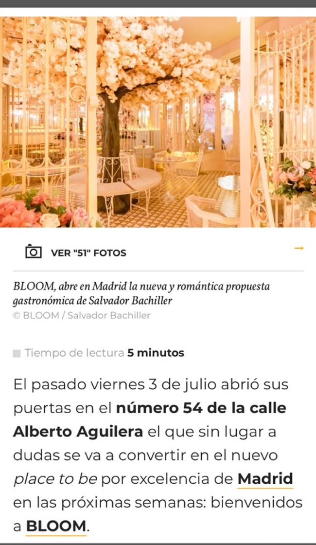 Moda BLOOM / Salvador Bachiller