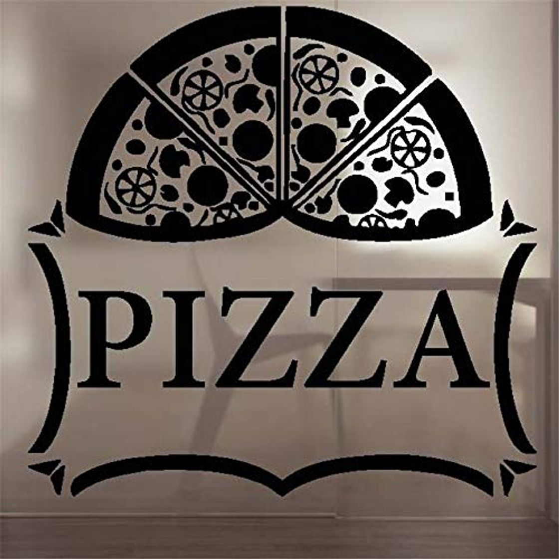 Product pegatina de pared frases Etiqueta de la pizza Etiqueta de la comida Poster Art Quadro Parede Decor para el restaurante