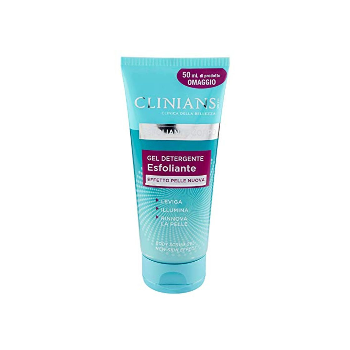 Productos CLINIANS ESFOLIANTE CORPO gel limpiador exfoliante con efecto piel nueva