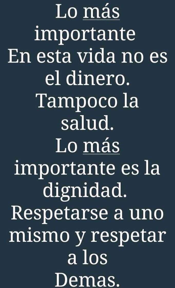 Social Lo más importante...