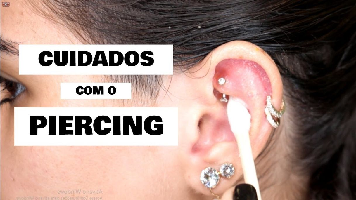 Fashion CUIDADOS COM O PIERCING para NÃO INFLAMAR - YouTube