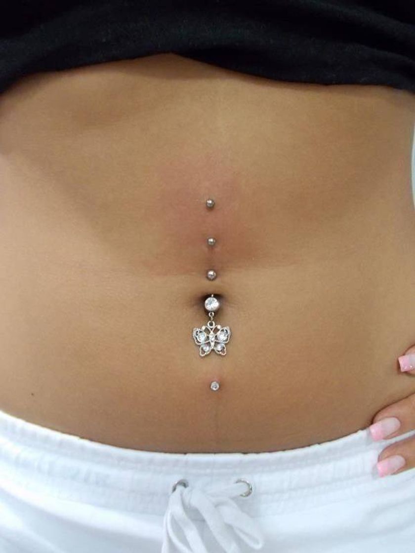 Moda Piercing no umbigo😍