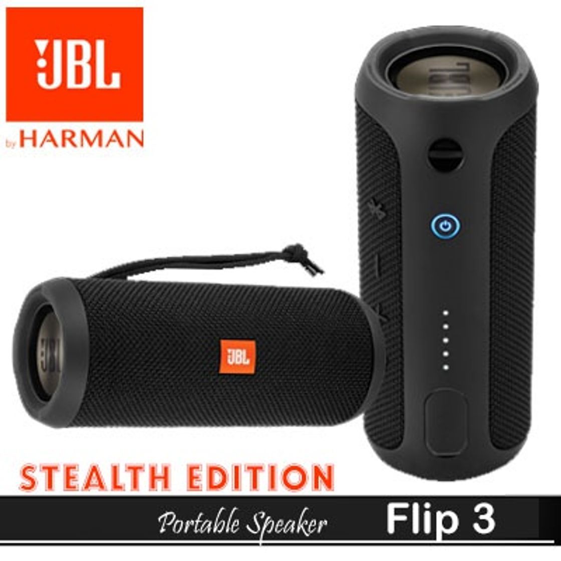 Electrónica JBL Flip 3 Stealth Edition