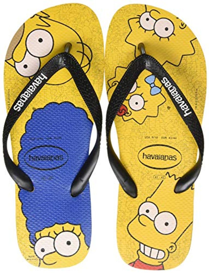 Moda Havaianas Simpsons, Chanclas Unisex Adulto, Multicolor