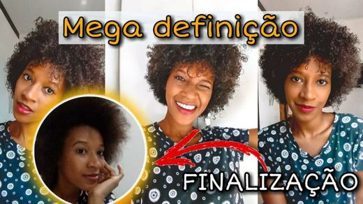 Finalização SUPER DEFINIÇÃO para cabelo crespo || TIPO 4