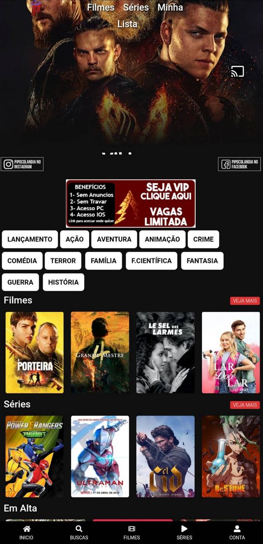 Fashion Pipocolandia- APP DE FILME