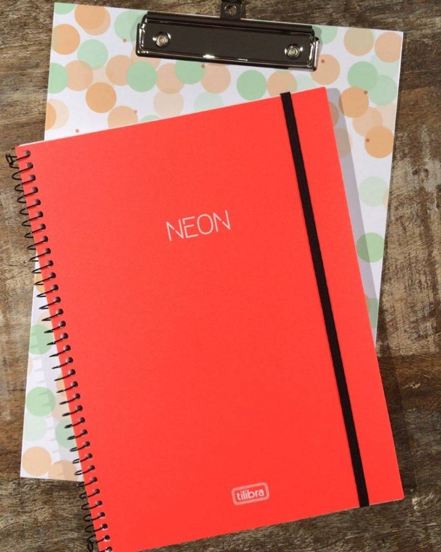 Product Caderno Neon 