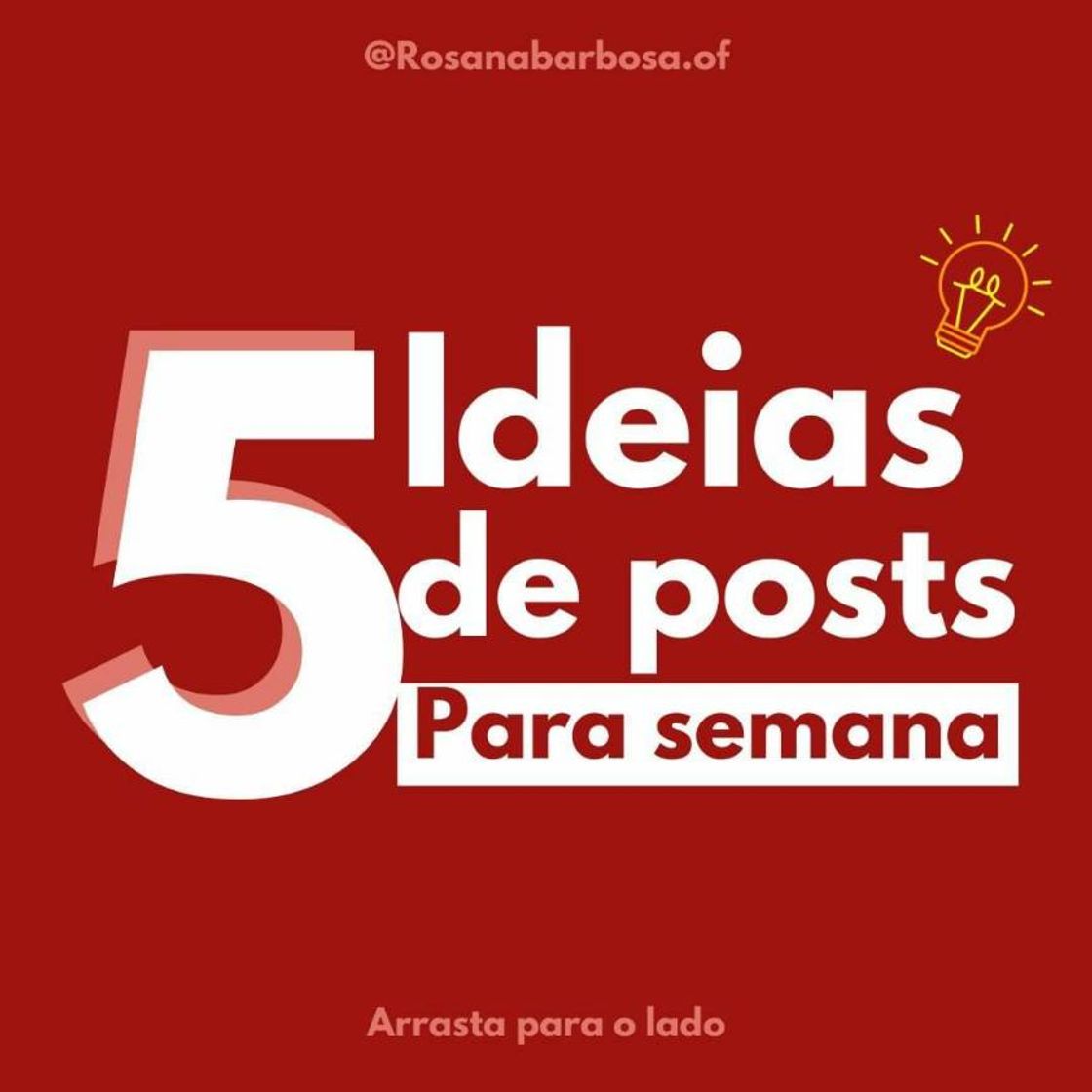 Moda 5 ideias de posts para Instagram ♥️