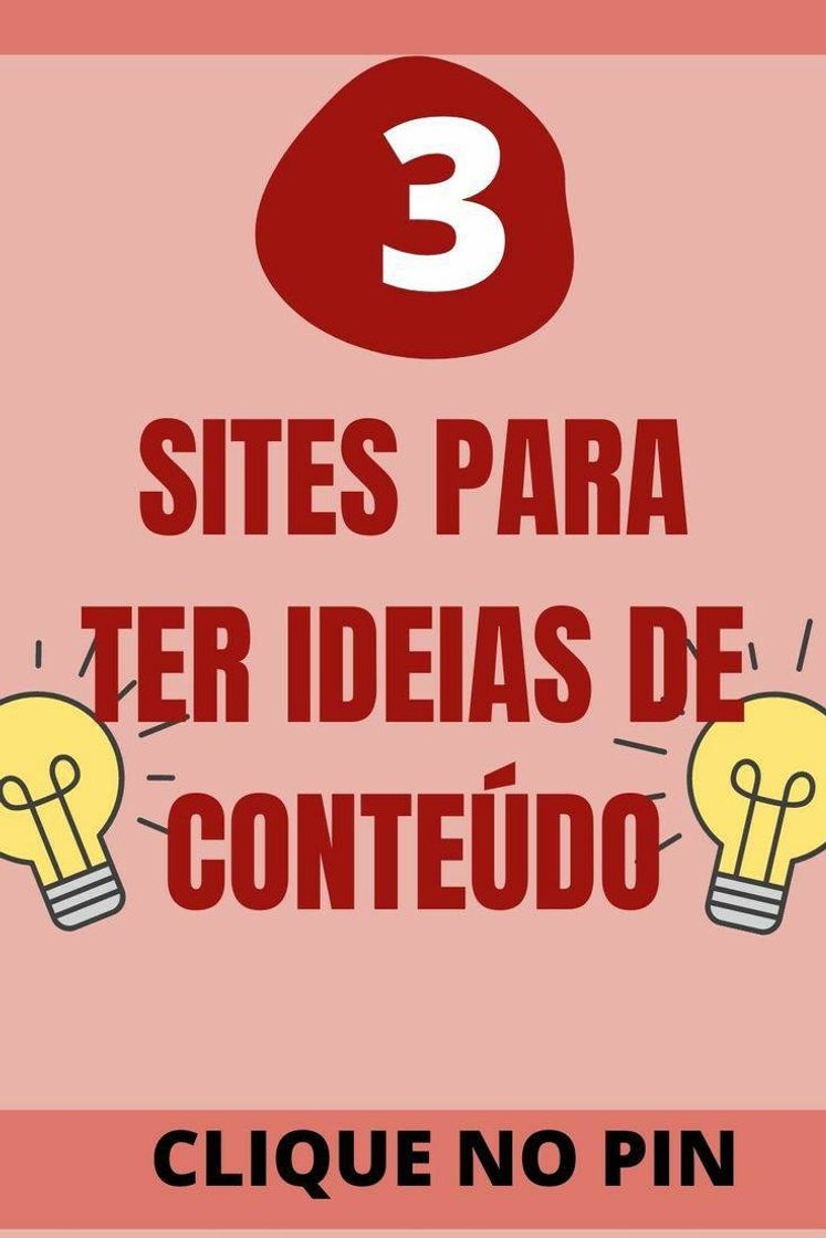 Moda Esses sites são perfeitos para ter ideias de Conteúdo. 