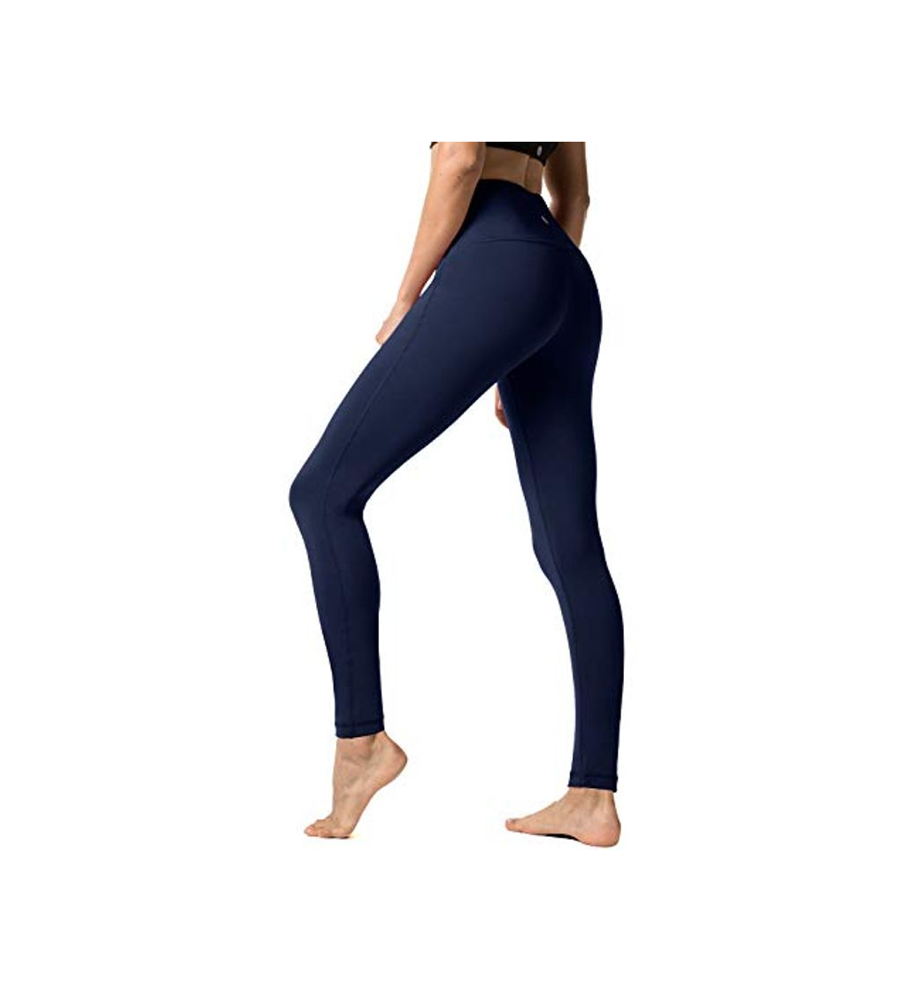 Fashion LAPASA Pantalón Deportivo de Mujer Cintura Alta Malla para Running Yoga y