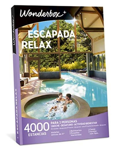 WONDERBOX Caja Regalo -ESCAPADA Relax- 2130 estancias para Dos Personas