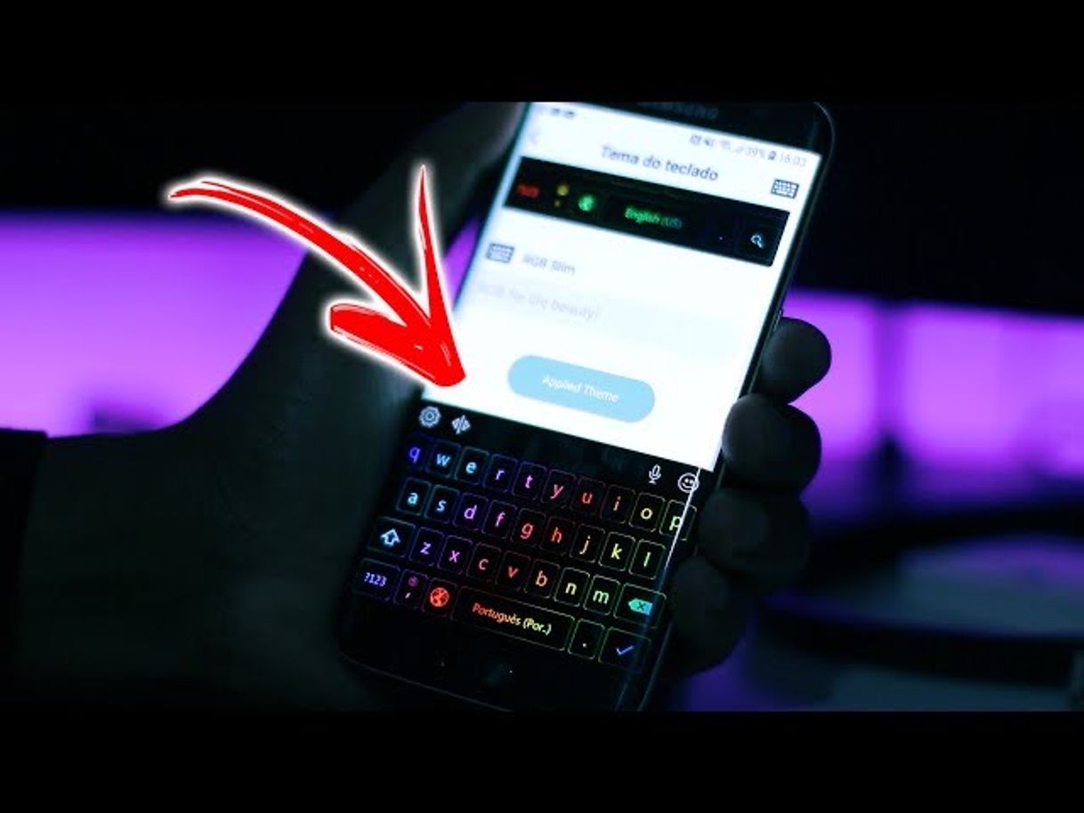 Fashion Teclado RGB para Android - YouTube