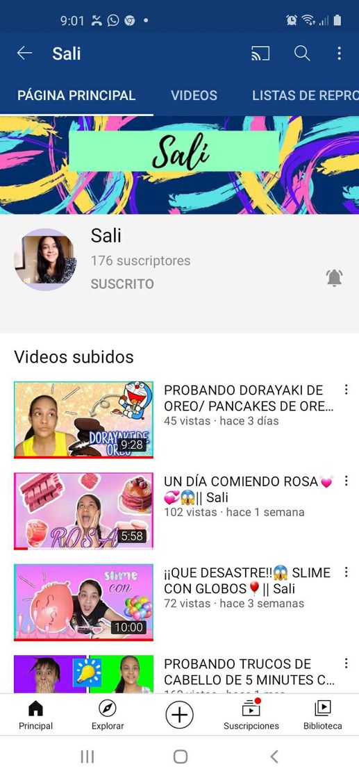 Social Mi canal de YouTube🥰😊