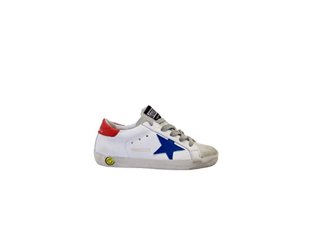 Moda Golden Goose Zapatillas blancas azules y rojas Multicolor Size