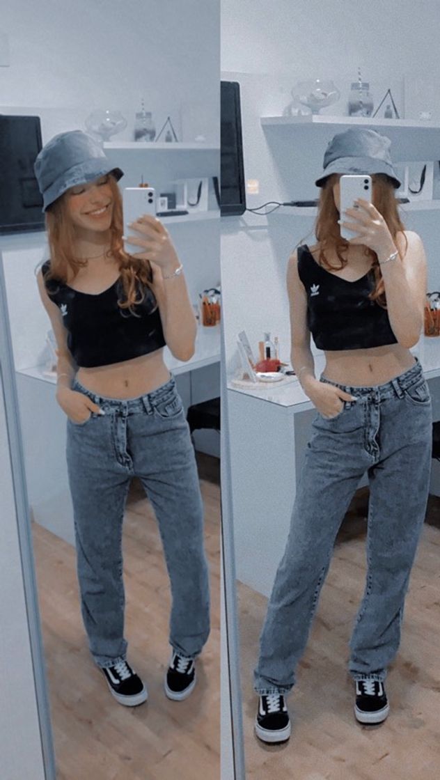 look com dad jeans