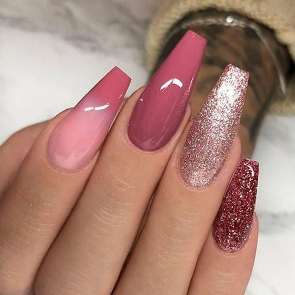 Moda Unhas formato bailarina