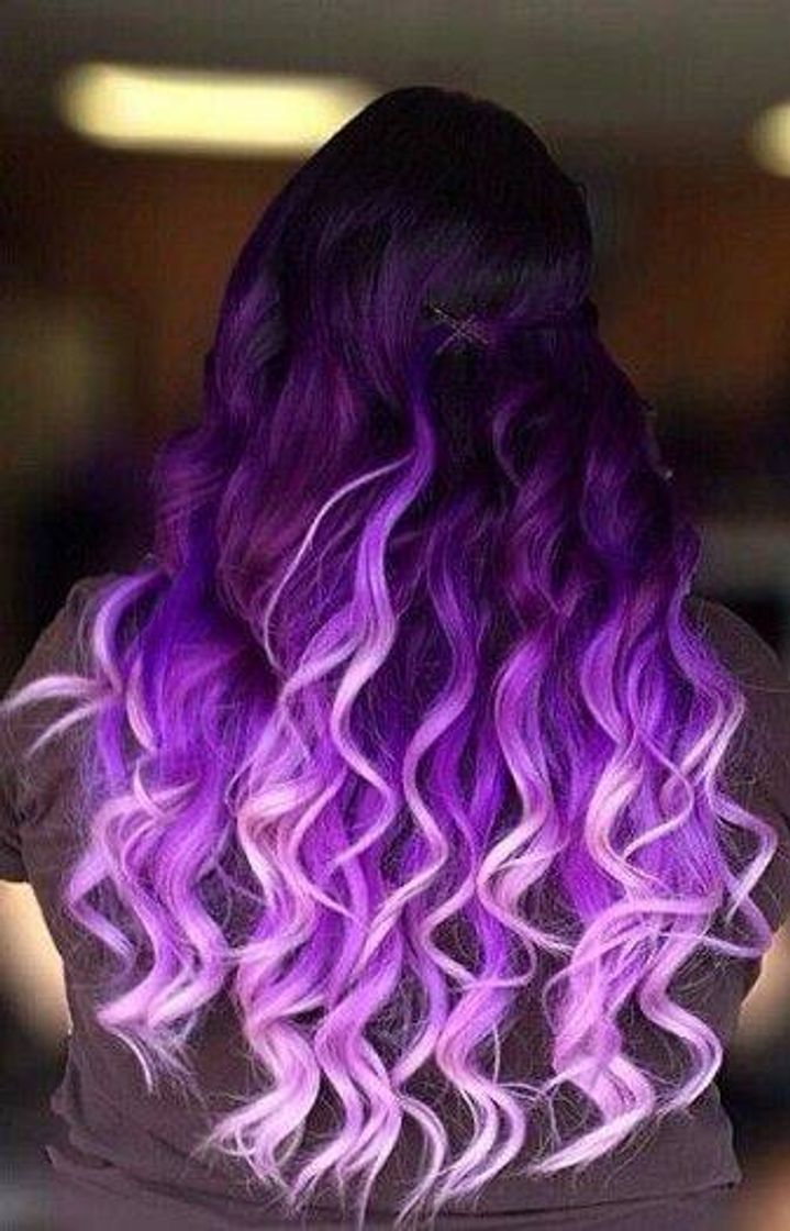 Fashion Purple ombre hair