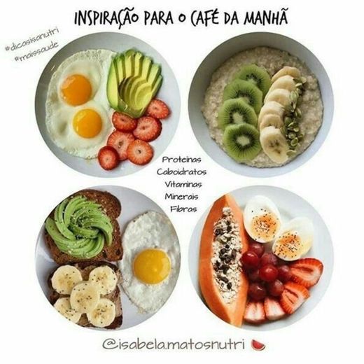 Inspiração de café da manhã fit