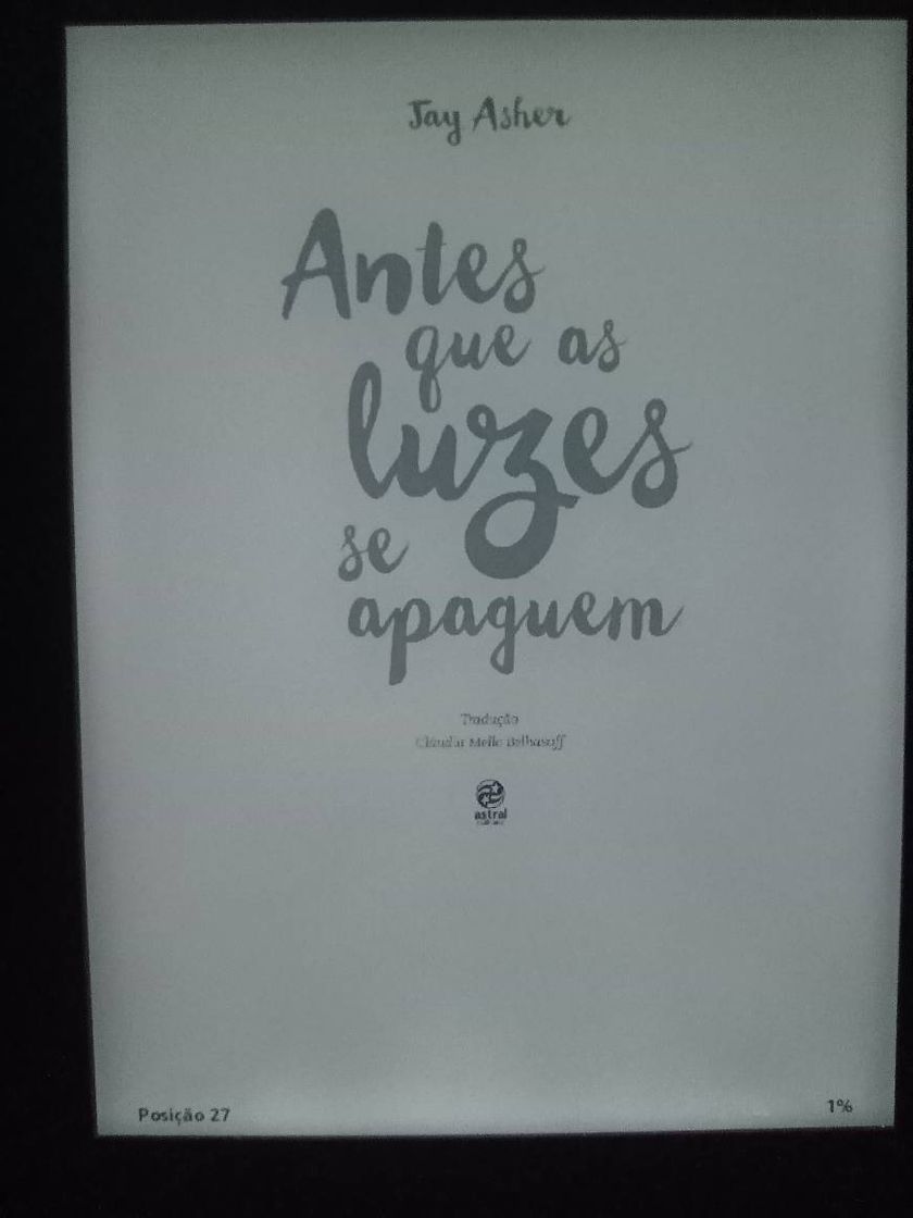 Book Antes que as Luzes Se Apaguem