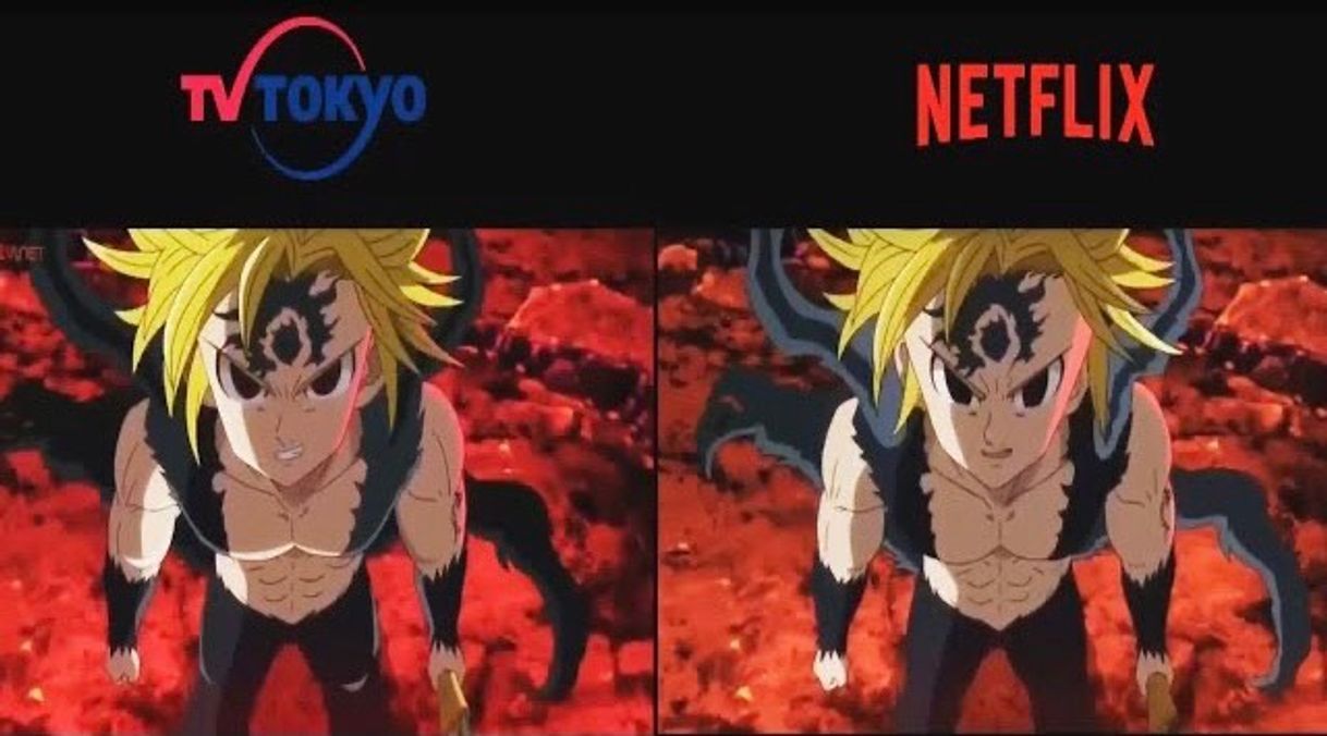 Moda ESCANOR VS MELIODAS COMPARATIVA  (PELEA COMPLETA) - NETFLIX