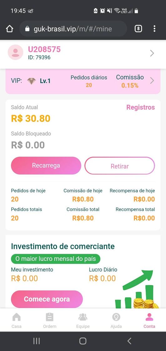 Fashion Site pagando ganhe R$30 no registro