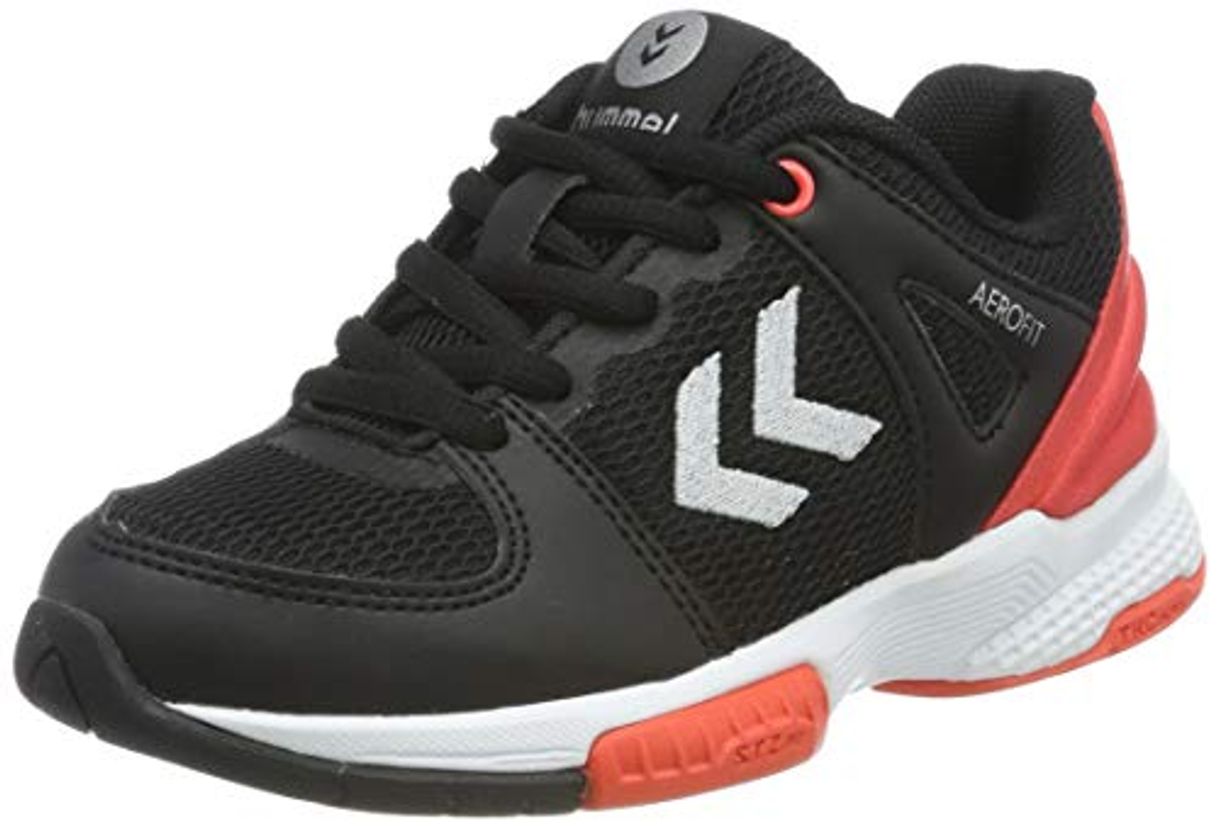 Moda Hummel Aerocharge Hb200 Speed 3.0 Jr, Zapatillas de Balonmano Unisex Adulto, Negro