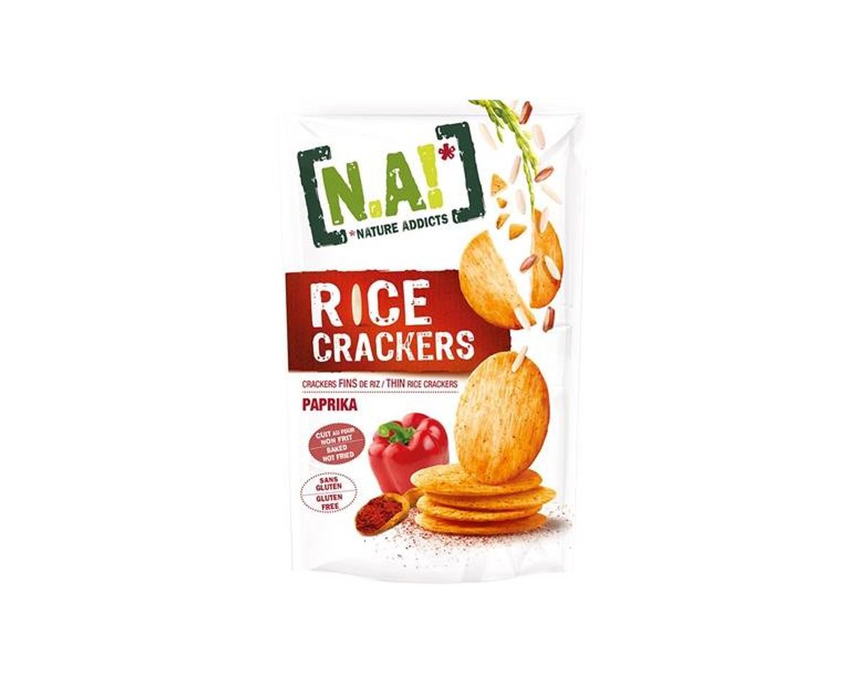 Producto Bolachas Arroz Nature Addicts Paprika Vegan comida snacks 

