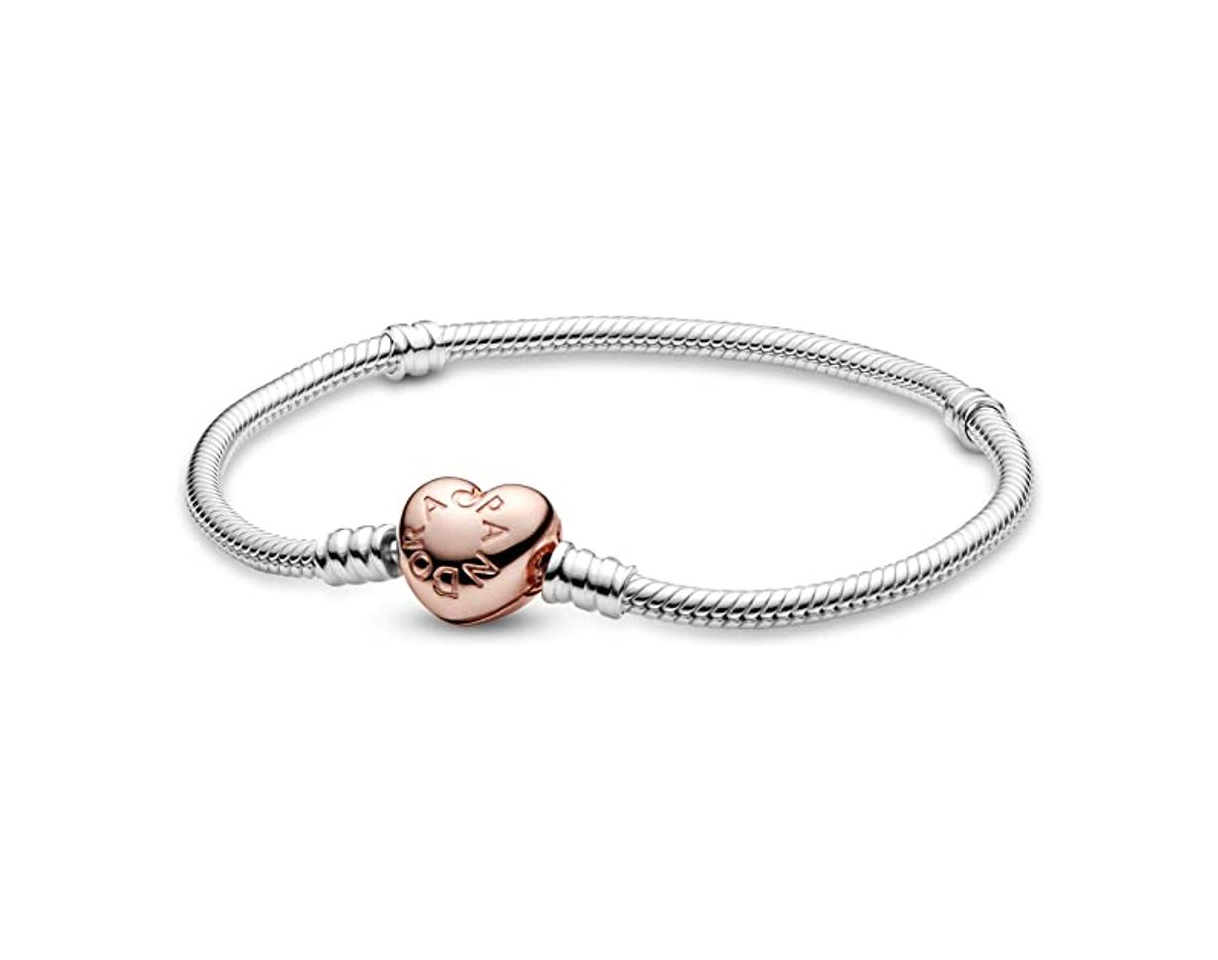 Moda Pandora Pulsera charm Mujer plata