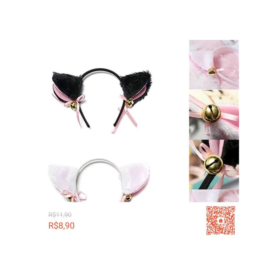 Moda ♡ Orelhas de gatinho ~ neko ears ♡