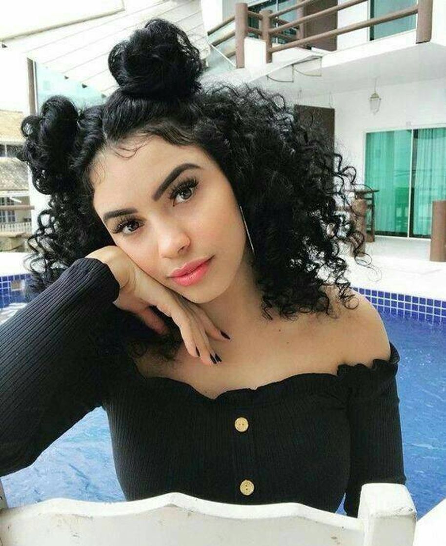 Moda Penteado para cabelo cacheado 😉