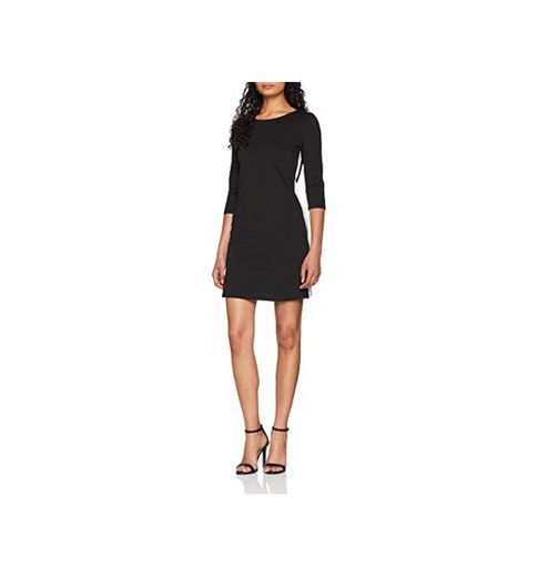 Only Onlbrilliant 3/4 Dress Jrs Noos Vestido, Negro