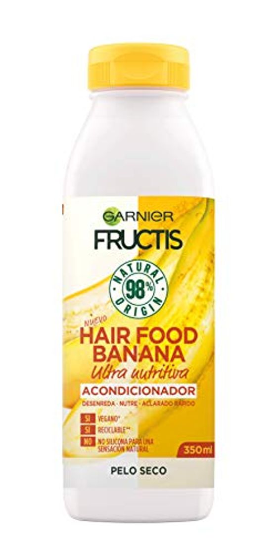 Garnier Fructis Hair Food Acondicionador Nutritivo de Banana para Pelo Seco