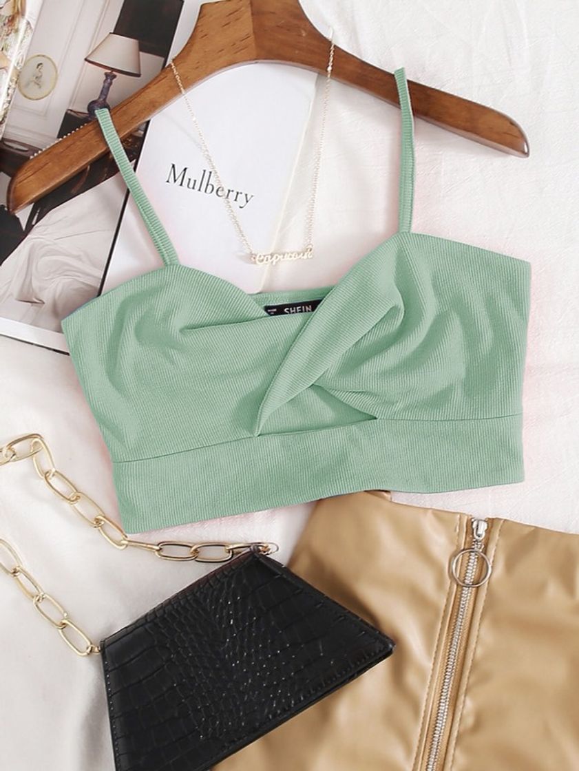 Moda Top verde menta 