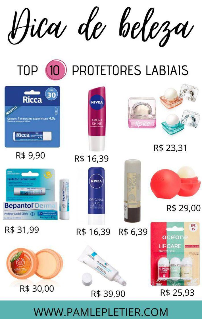 Moda Protetores labiais