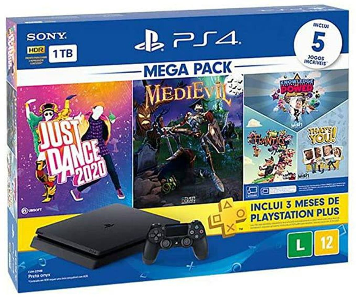 Videojuegos Console PlayStation 4 1TB Bundle 11 - Just Dance 2020, Medie