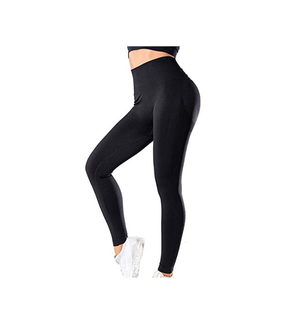 Moda KIWI RATA Leggins Deportivos Mujer Push up Mallas Pantalones Cintura Alta Yoga