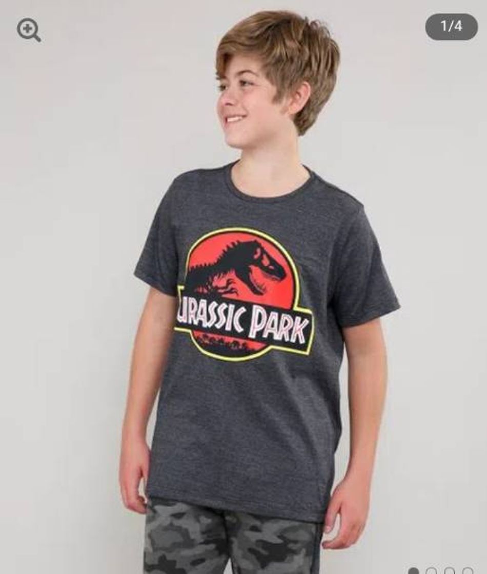 Moda Camiseta menino jurassic park maniacs 26