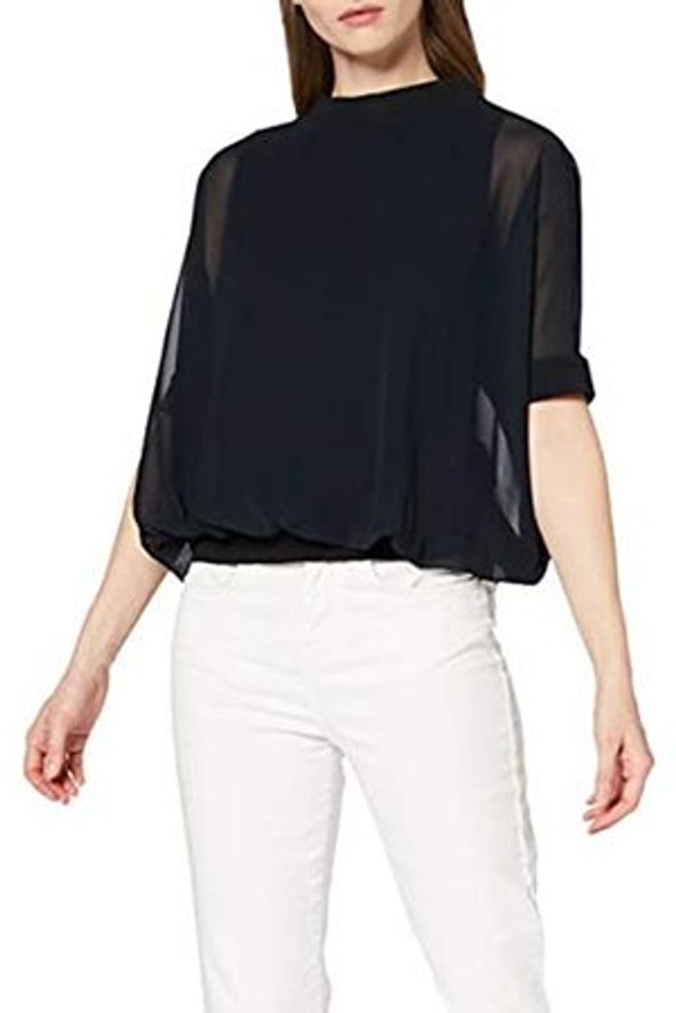 Fashion Esprit 129ee1f015 Blusa, Negro